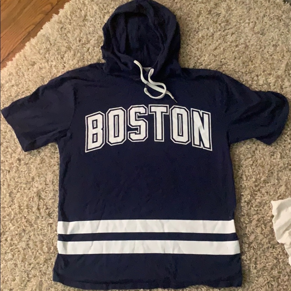 Boston hooded T-shirt